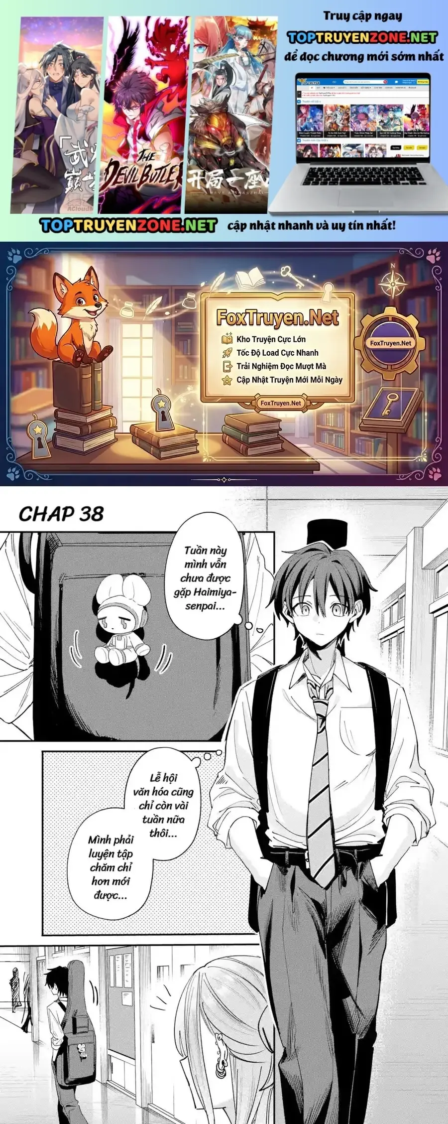 Haimiya-Senpai Wa Kowakute Kawaii Chapter 38 - Trang 3