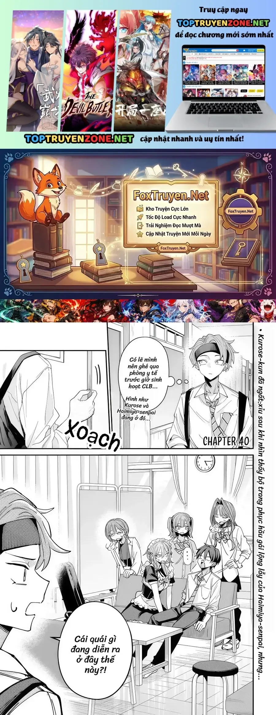 Haimiya-Senpai Wa Kowakute Kawaii Chapter 40.1 - Trang 3