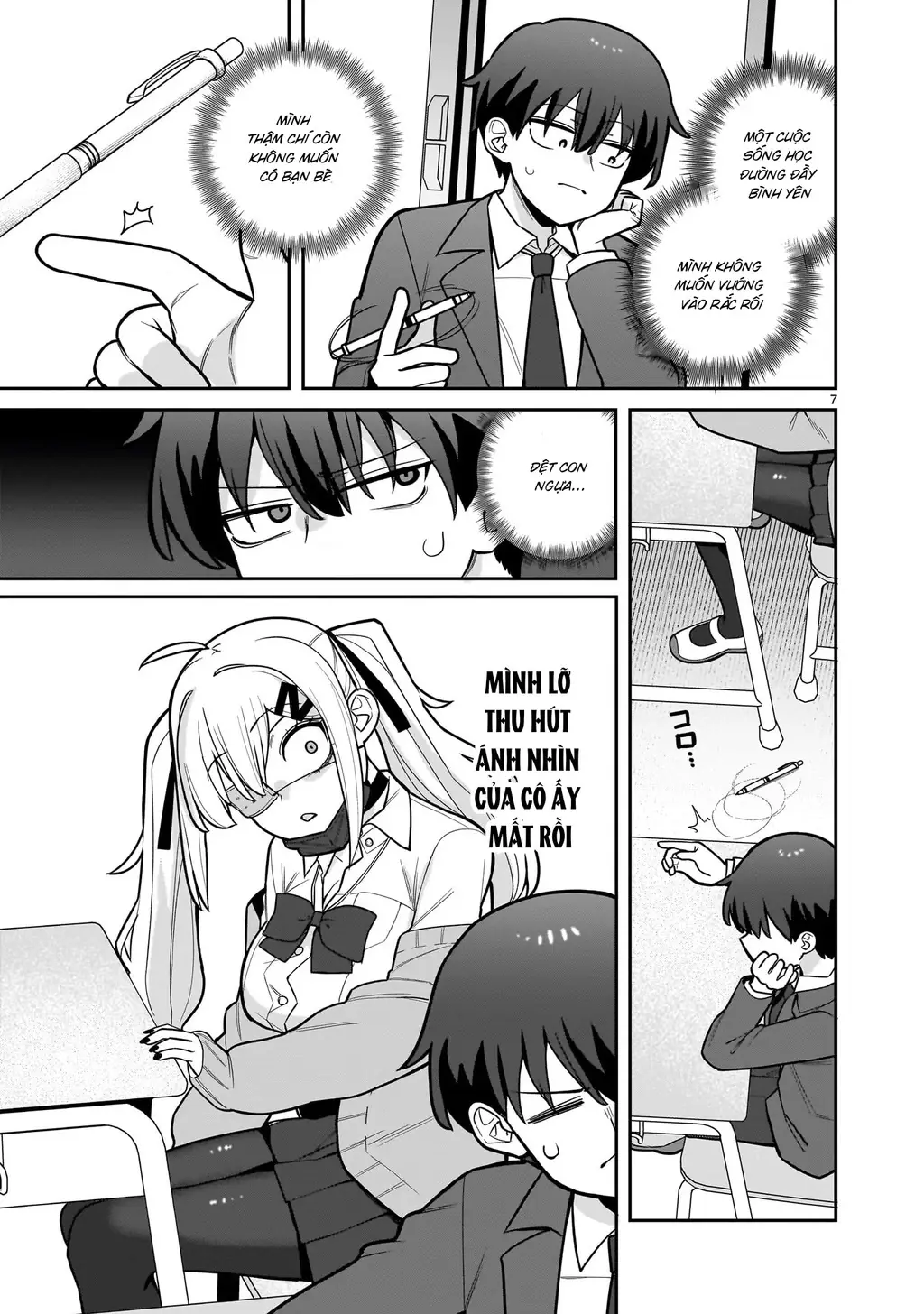 Hakanagi Kasumi, cô nàng sẽ lập tức XX nếu không có tôi ở bên Chapter 1 - Trang 8