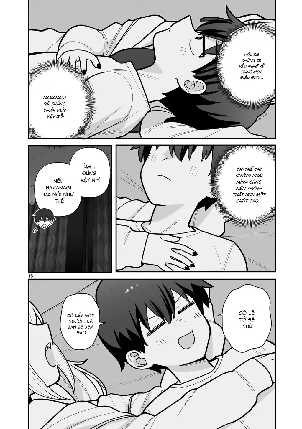Hakanagi Kasumi, cô nàng sẽ lập tức XX nếu không có tôi ở bên Chapter 15 - Trang 17