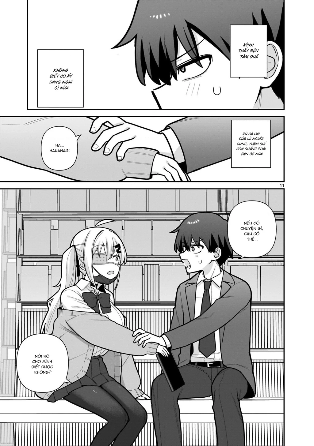 Hakanagi Kasumi, cô nàng sẽ lập tức XX nếu không có tôi ở bên Chapter 9 - Trang 12