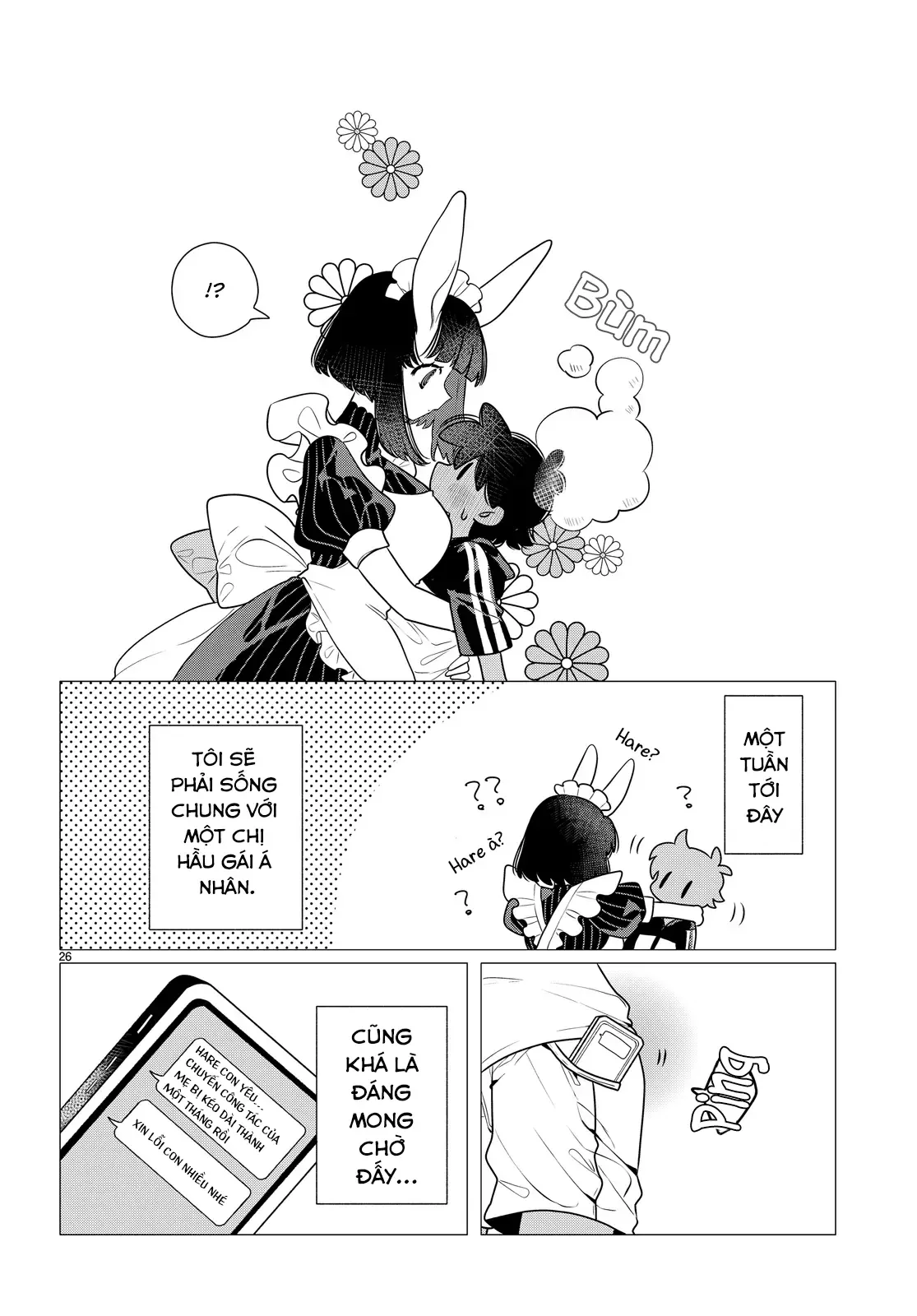 Hare-Kun Và Chị Hầu Gái Thỏ Chapter 1 - Trang 32