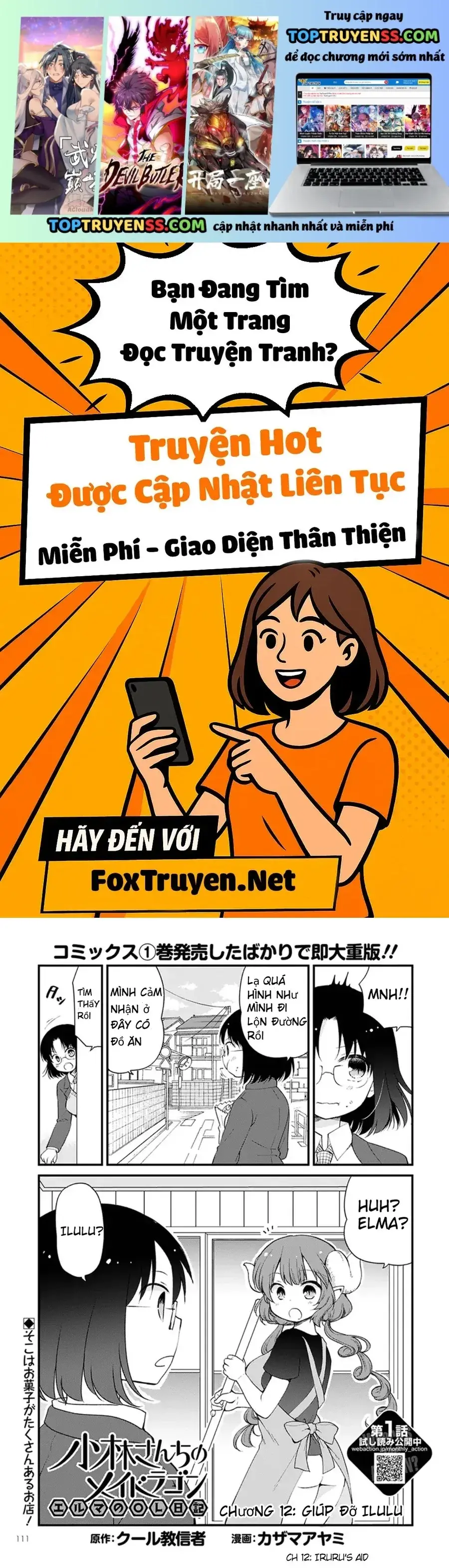 Hầu Gái Rồng Nhà Kobayashi: Nhật Ký Công Sở Của Elma Chapter 12 - Trang 3