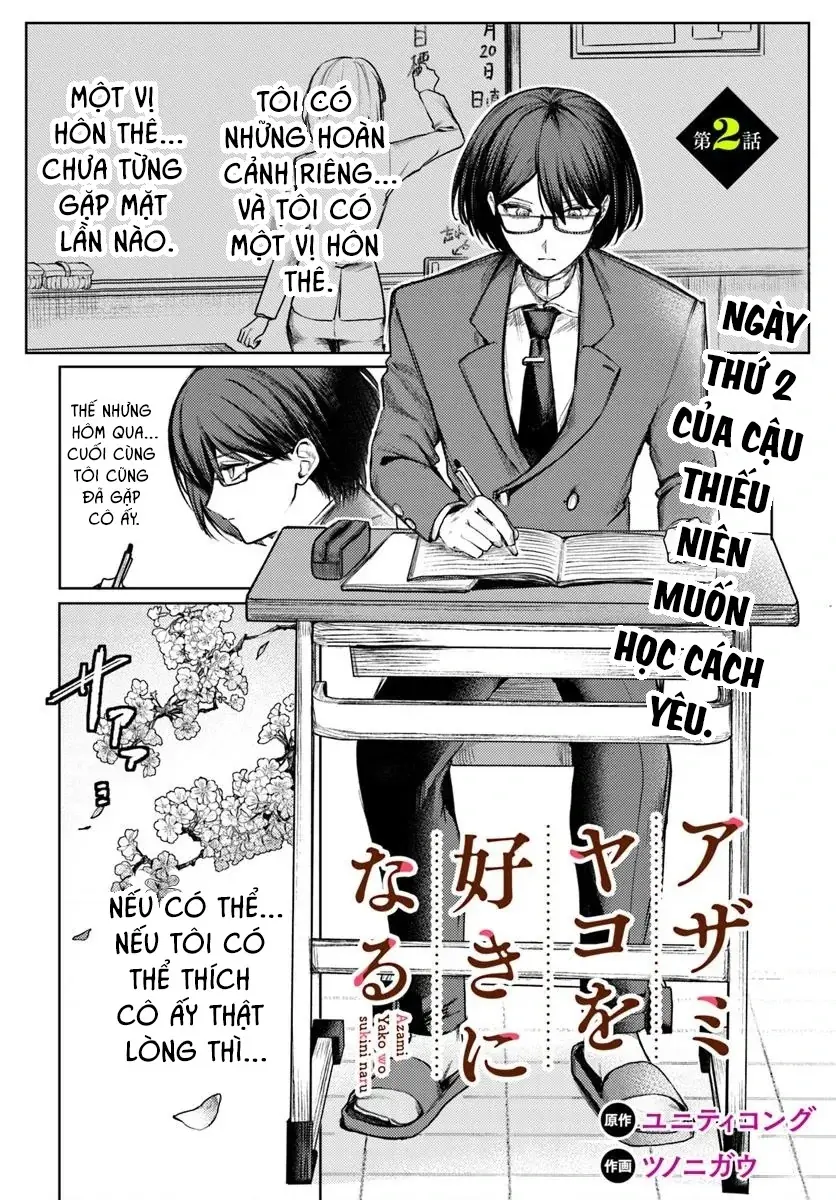 Hãy yêu quý Azami Yako Chapter 2 - Trang 3
