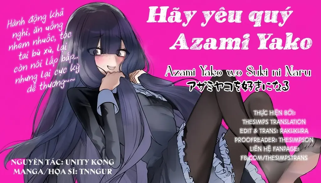 Hãy yêu quý Azami Yako Chapter 3 - Trang 2