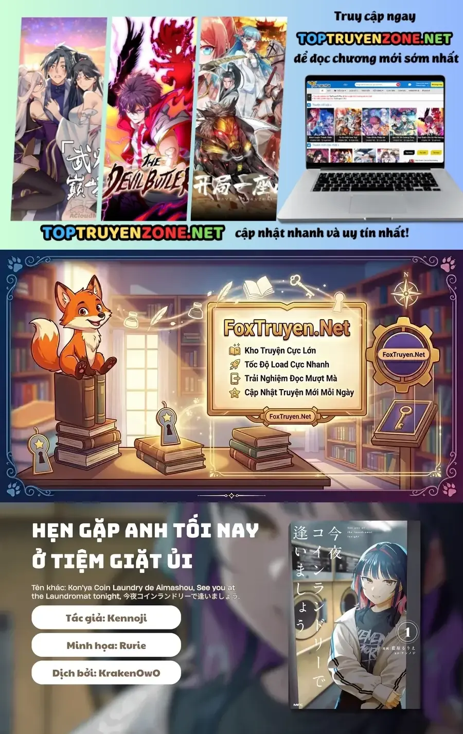 Hẹn gặp anh tối nay ở tiệm giặt ủi Chapter 14 - Trang 3