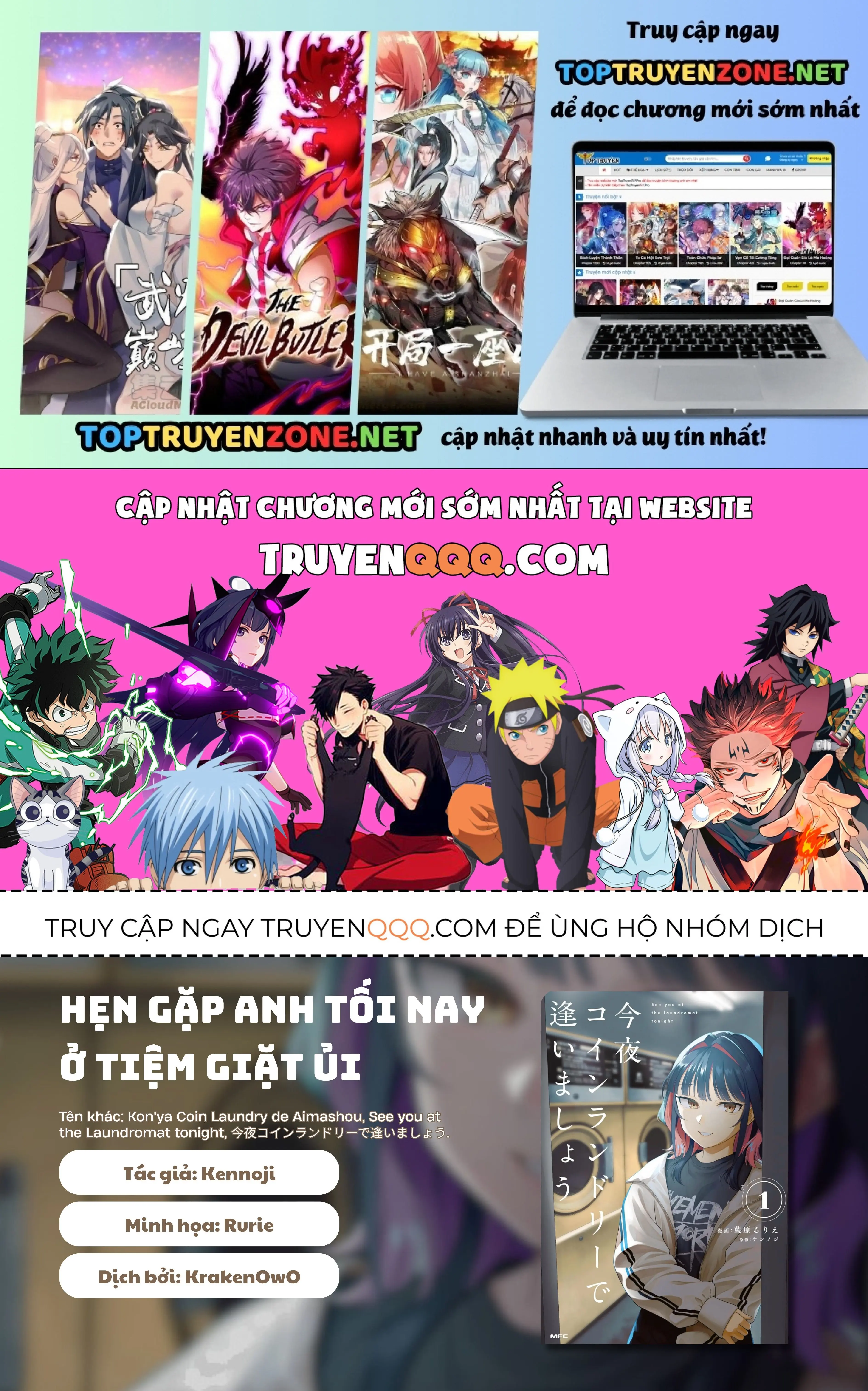 Hẹn gặp anh tối nay ở tiệm giặt ủi Chapter 15 - Trang 3