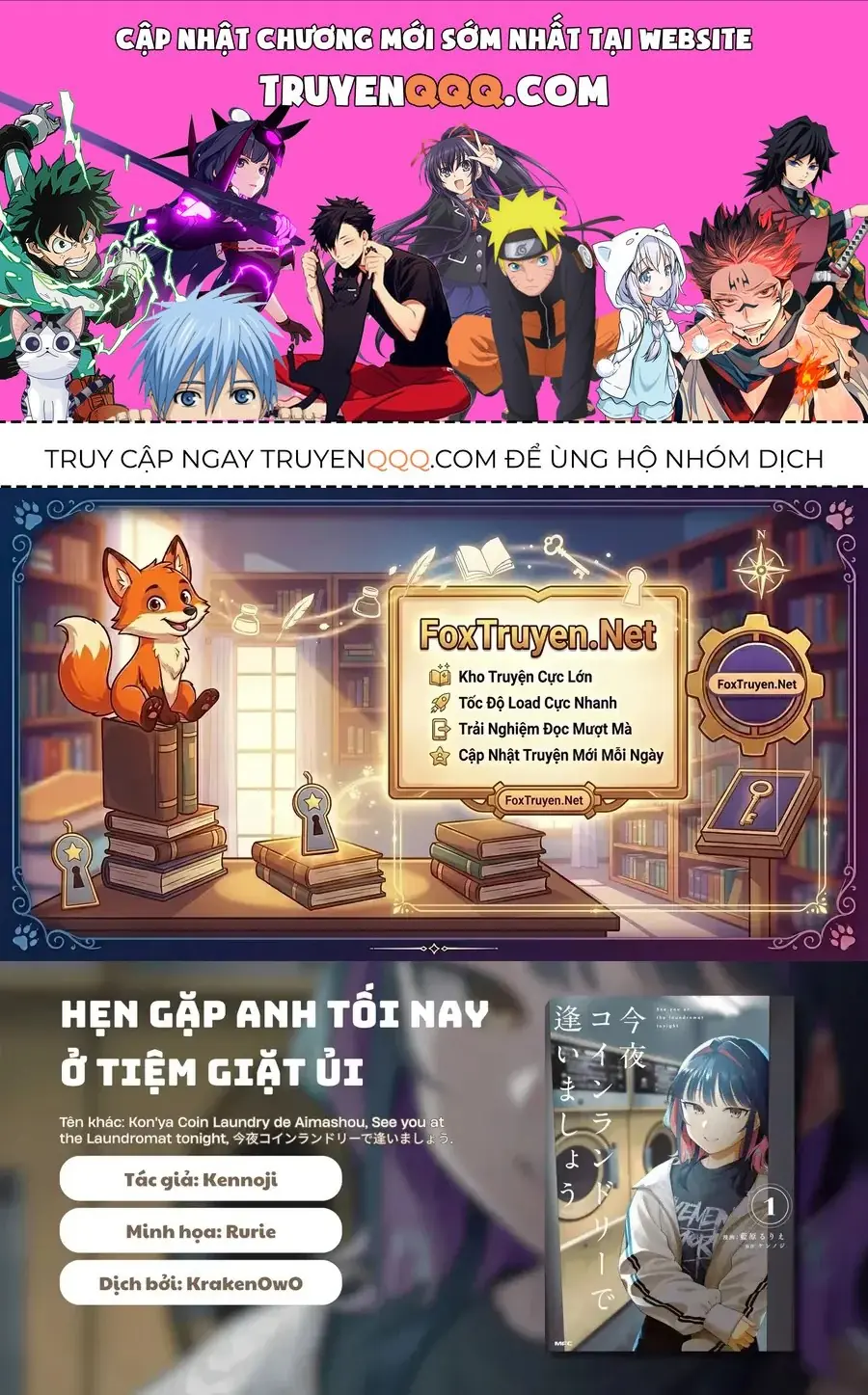 Hẹn gặp anh tối nay ở tiệm giặt ủi Chapter 7 - Trang 2