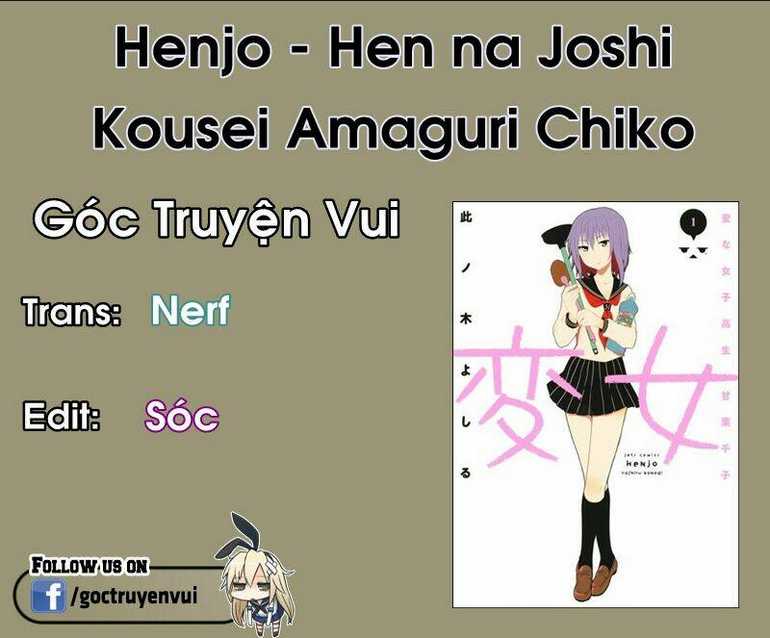 Henjo - Hen Na Joshi Kousei Amaguri Chiko Chapter 1 - Trang 3