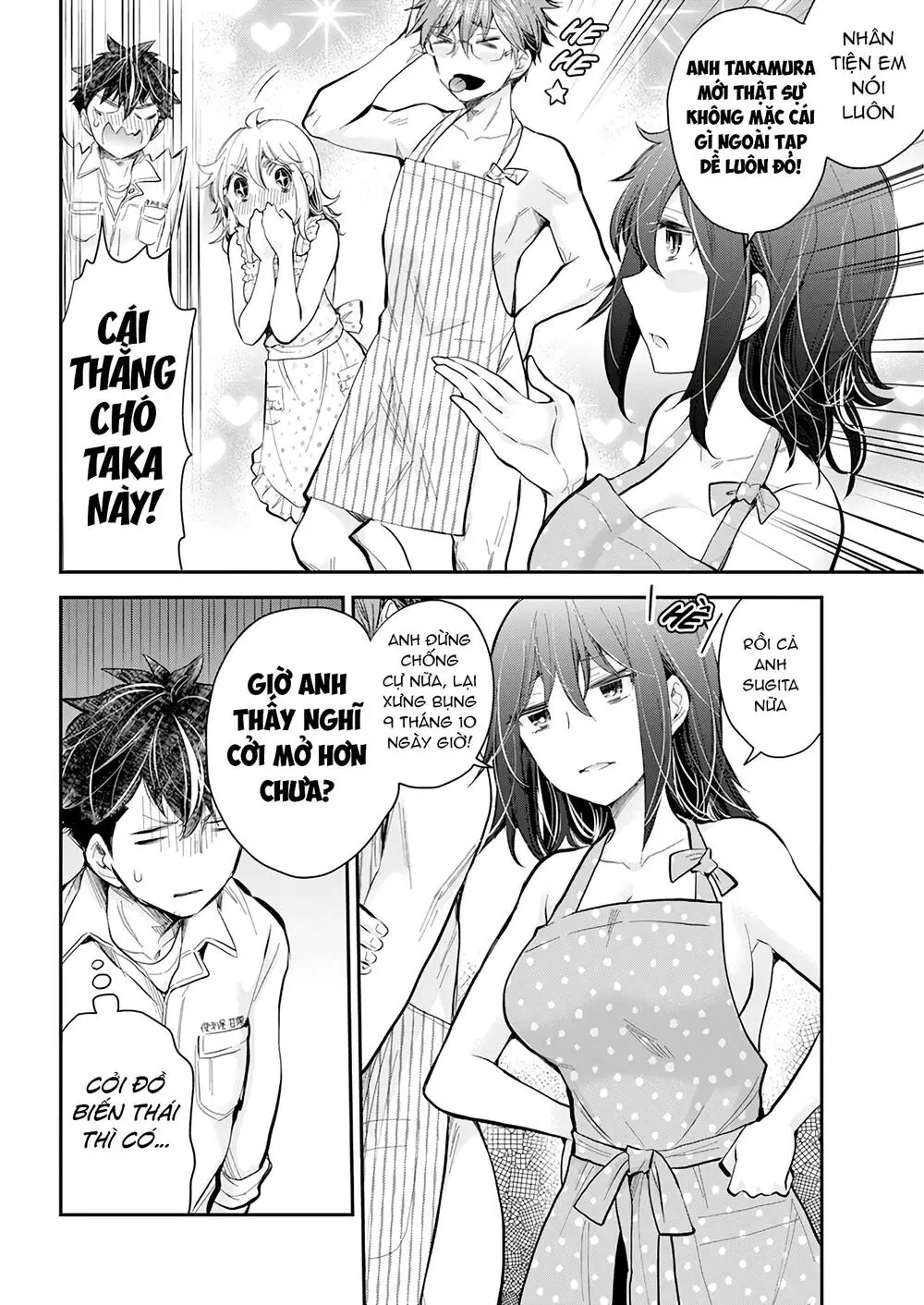 Henjo - Hen Na Joshi Kousei Amaguri Chiko Chapter 109 - Trang 17