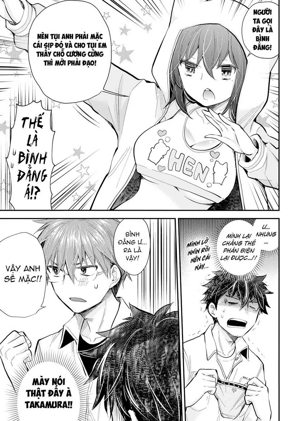 Henjo - Hen Na Joshi Kousei Amaguri Chiko Chapter 110 - Trang 15