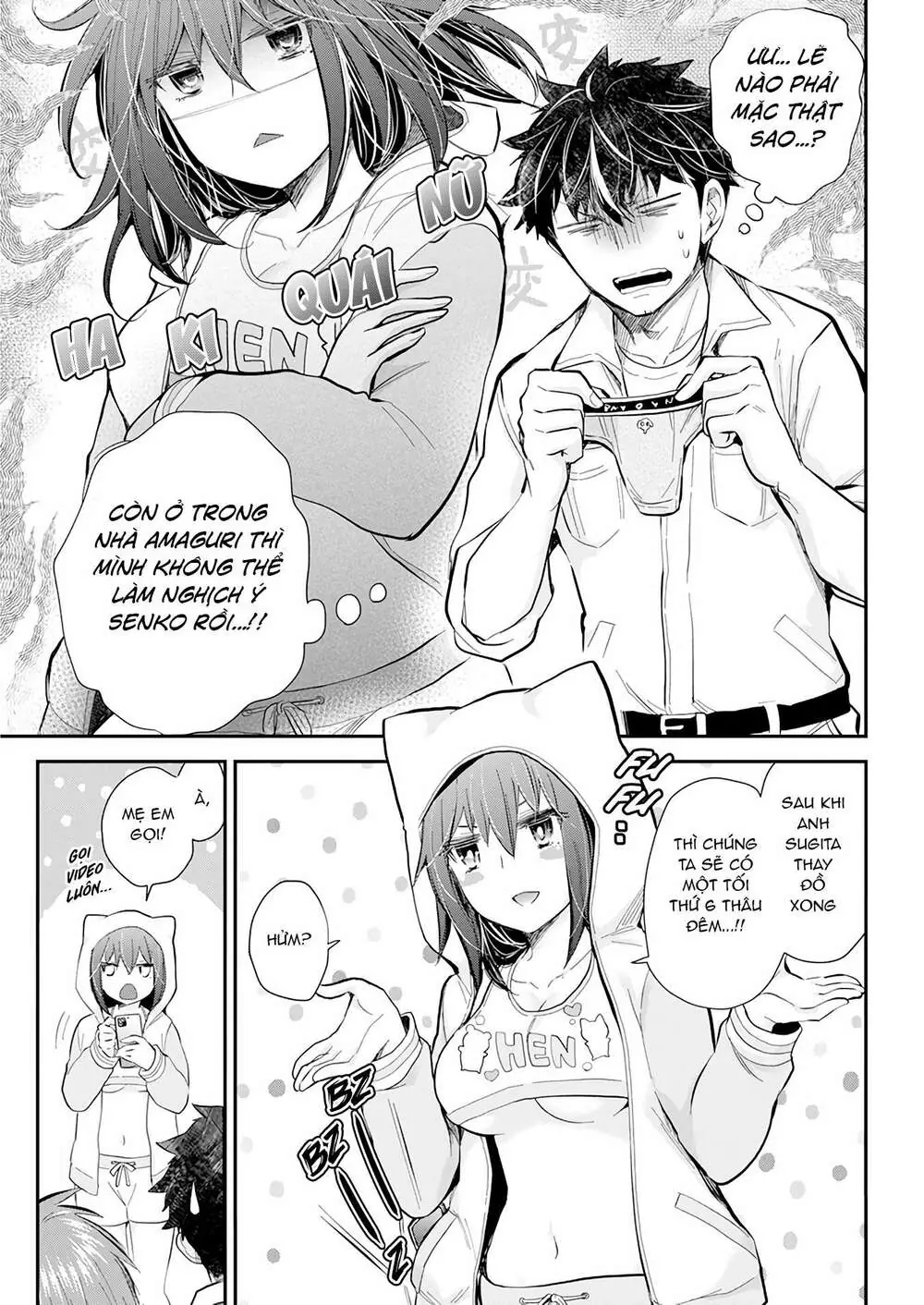 Henjo - Hen Na Joshi Kousei Amaguri Chiko Chapter 110 - Trang 19