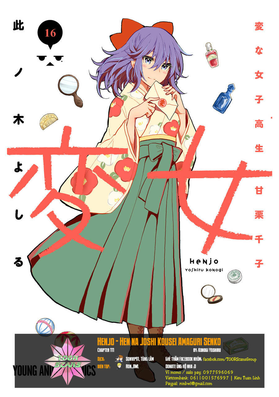 Henjo - Hen Na Joshi Kousei Amaguri Chiko Chapter 111 - Trang 2