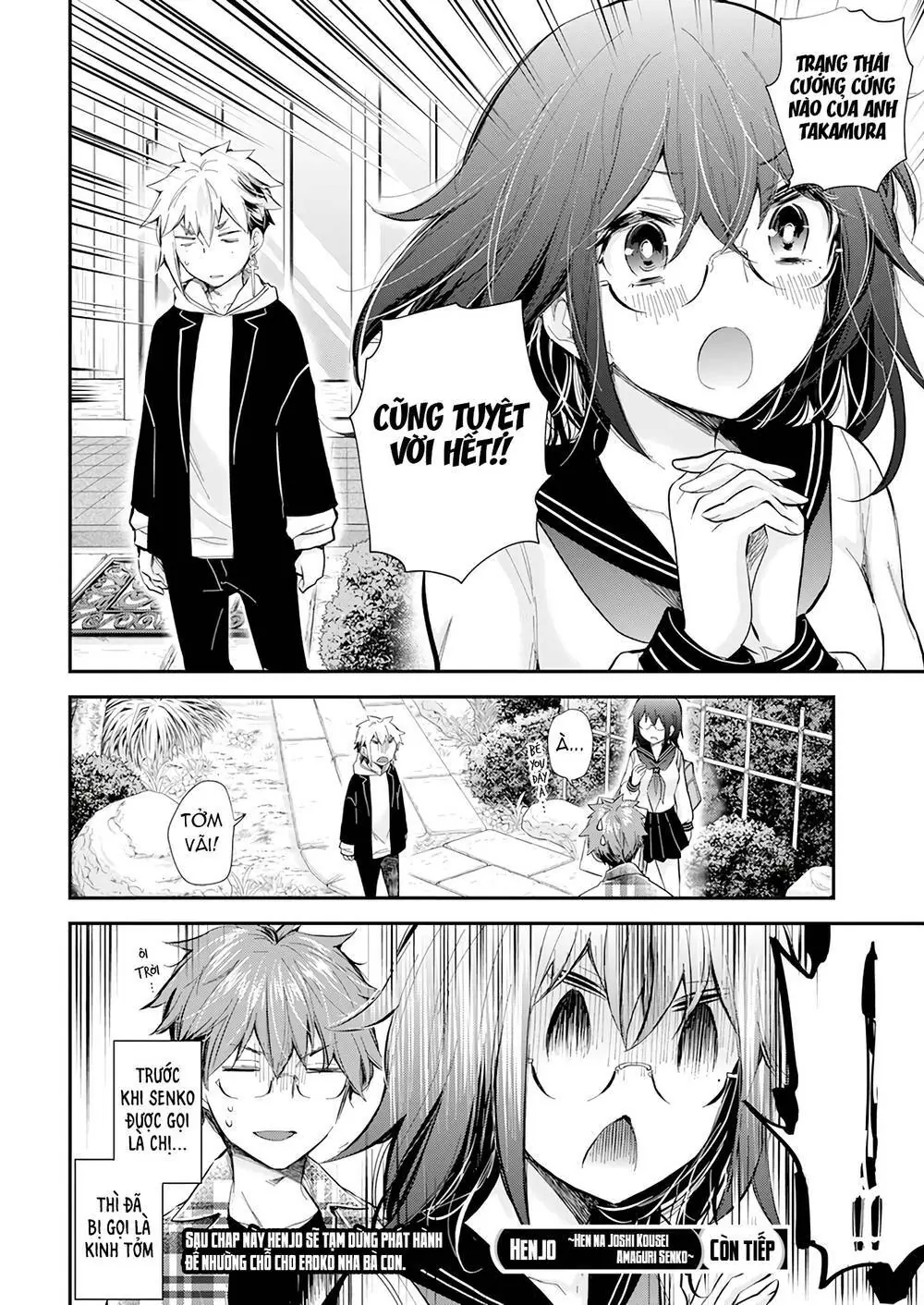 Henjo - Hen Na Joshi Kousei Amaguri Chiko Chapter 113 - Trang 22