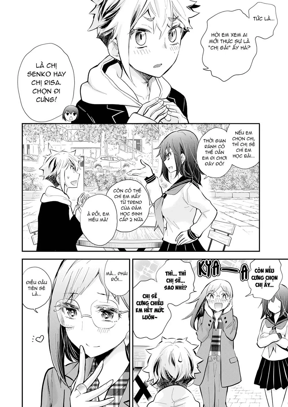 Henjo - Hen Na Joshi Kousei Amaguri Chiko Chapter 116 - Trang 17