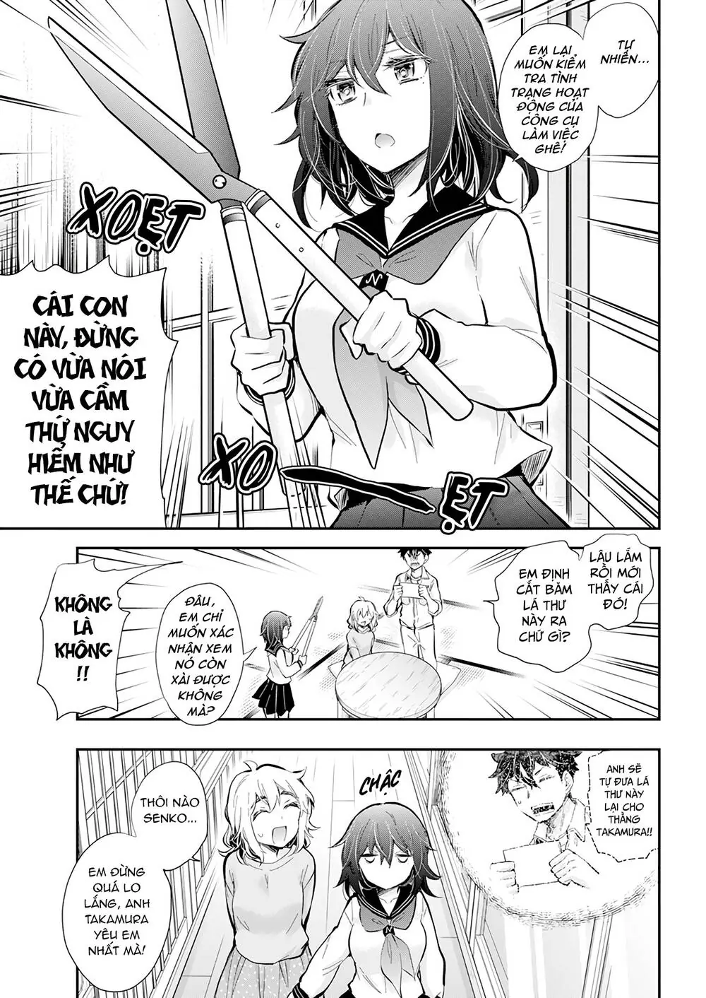 Henjo - Hen Na Joshi Kousei Amaguri Chiko Chapter 117 - Trang 13
