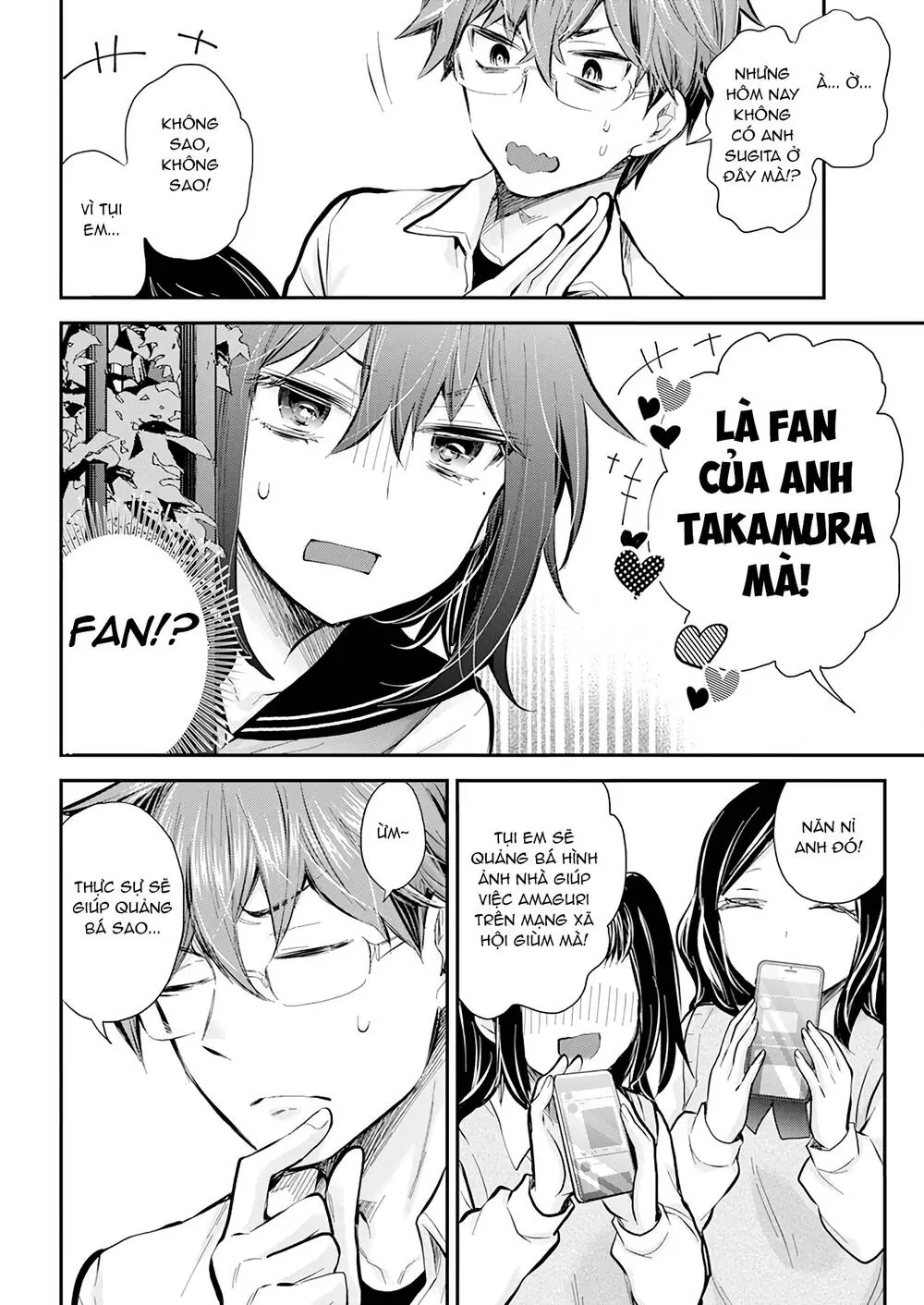 Henjo - Hen Na Joshi Kousei Amaguri Chiko Chapter 117 - Trang 18