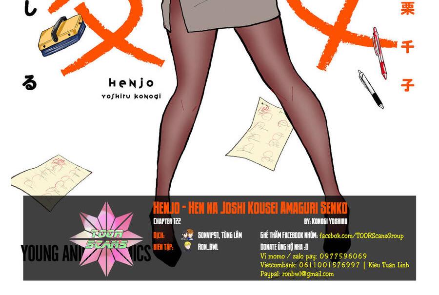 Henjo - Hen Na Joshi Kousei Amaguri Chiko Chapter 122 - Trang 2