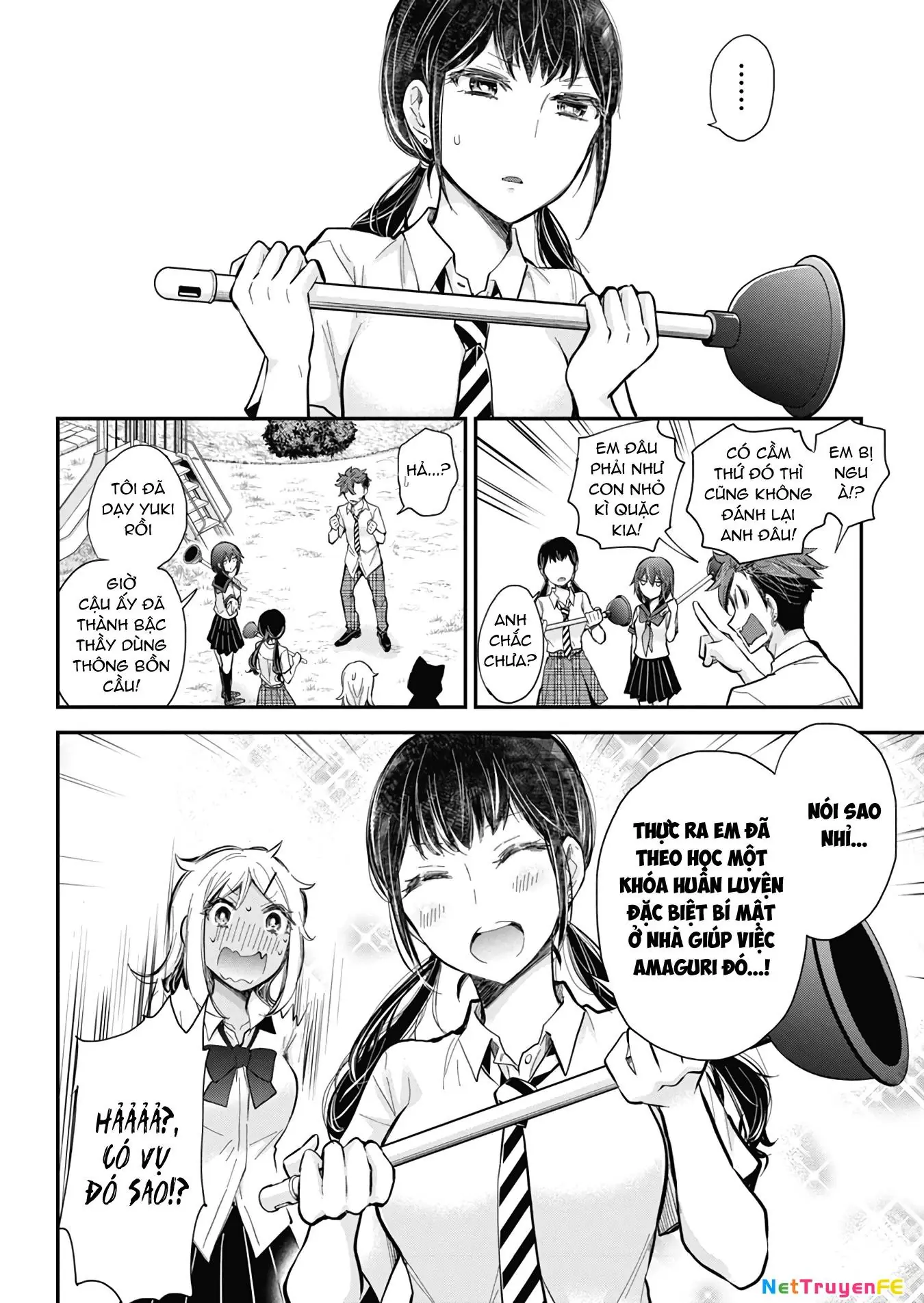 Henjo - Hen Na Joshi Kousei Amaguri Chiko Chapter 124 - Trang 19