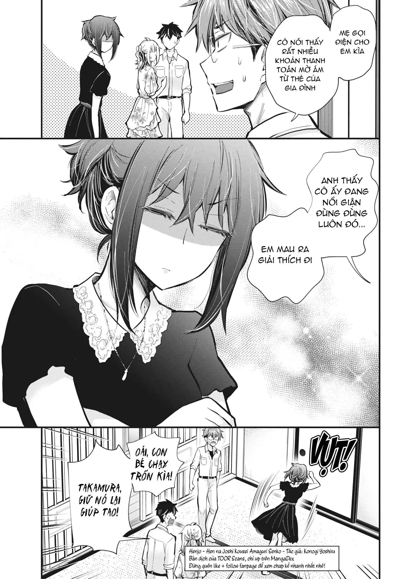 Henjo - Hen Na Joshi Kousei Amaguri Chiko Chapter 125 - Trang 21