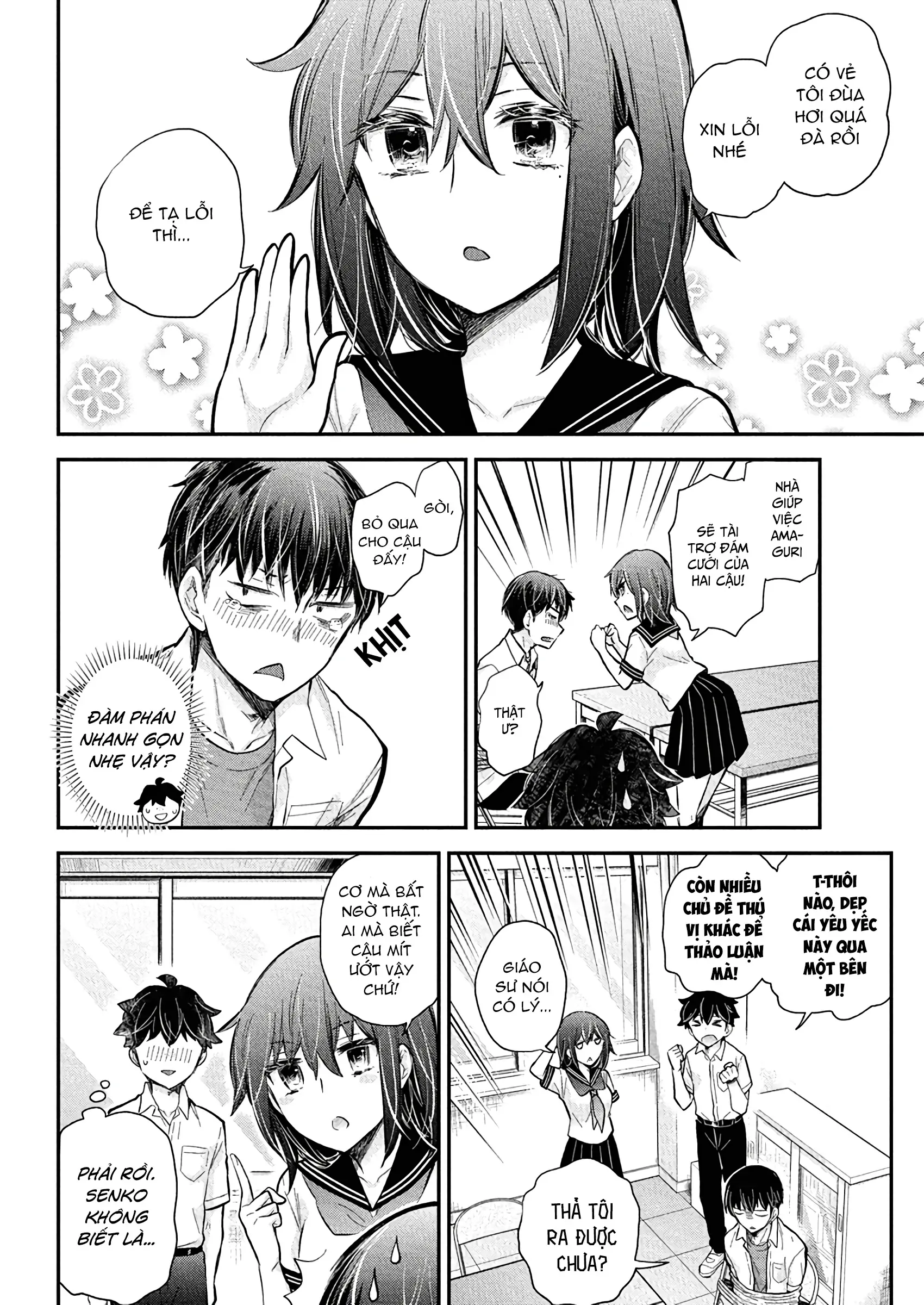 Henjo - Hen Na Joshi Kousei Amaguri Chiko Chapter 132 - Trang 17