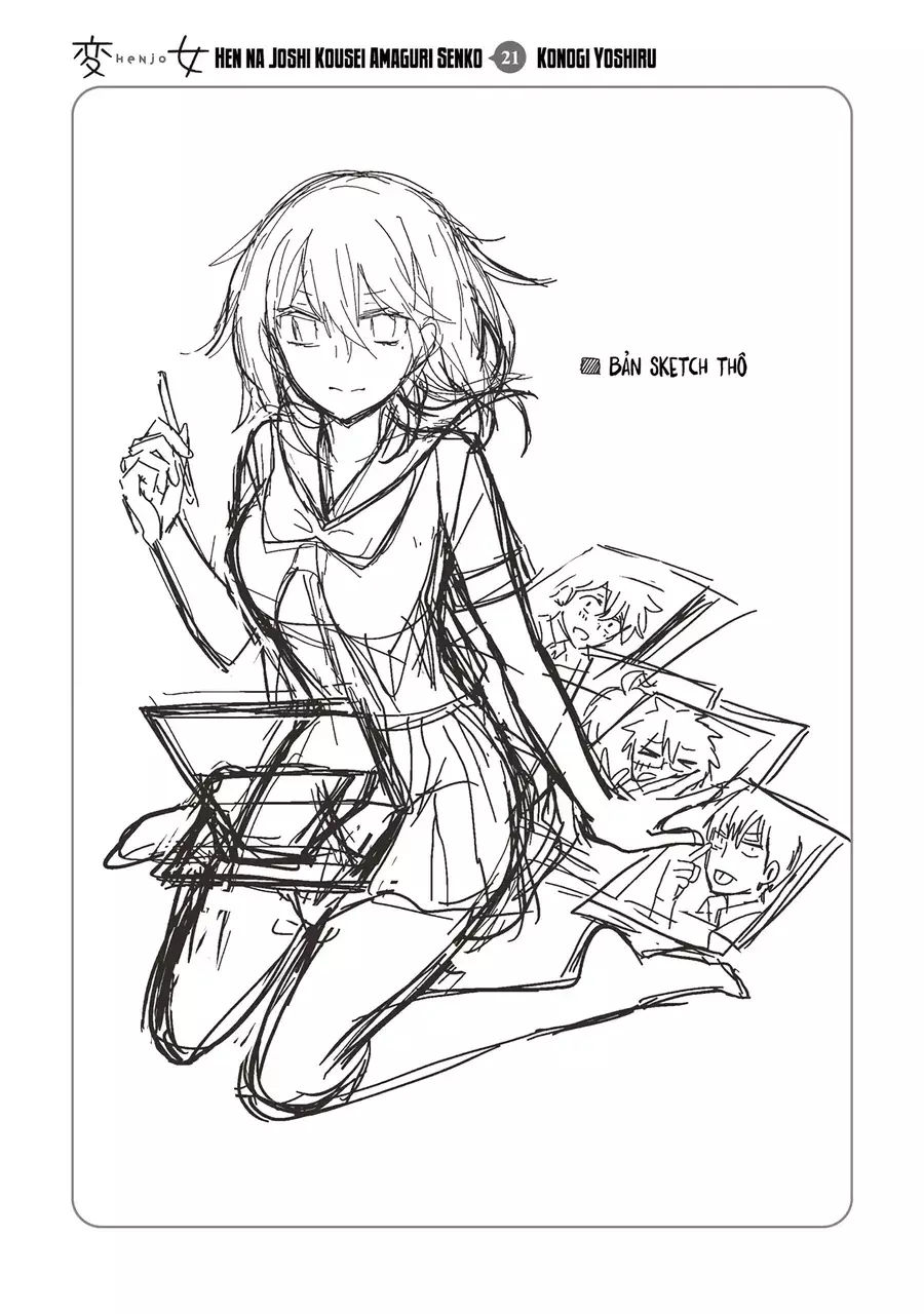 Henjo - Hen Na Joshi Kousei Amaguri Chiko Chapter 140.5 - Trang 17