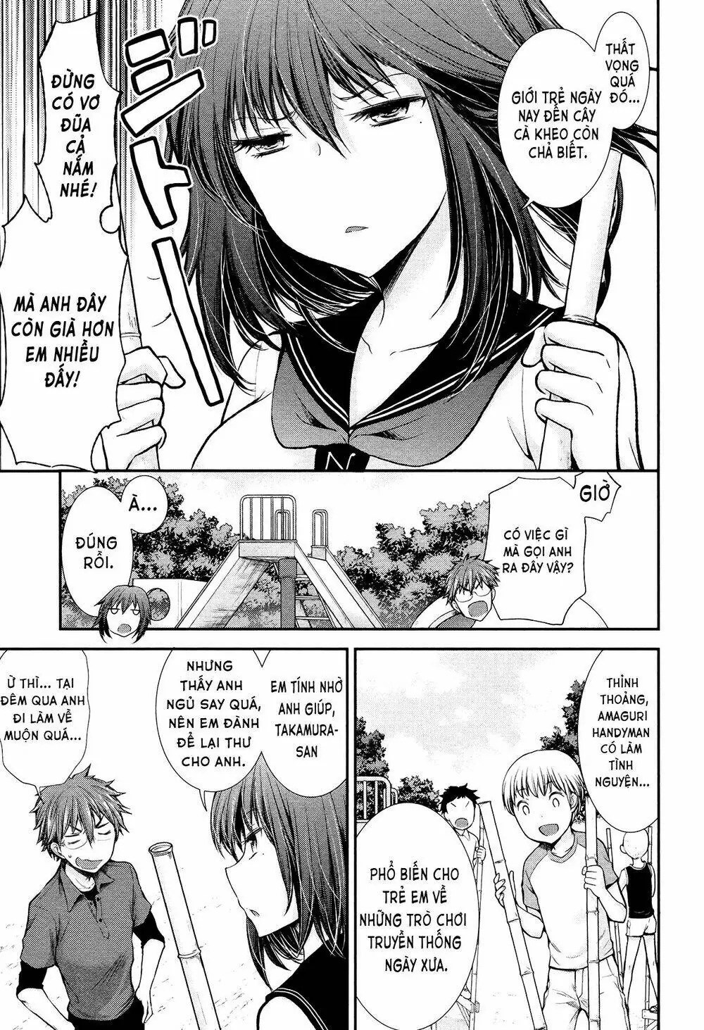 Henjo - Hen Na Joshi Kousei Amaguri Chiko Chapter 19 - Trang 10