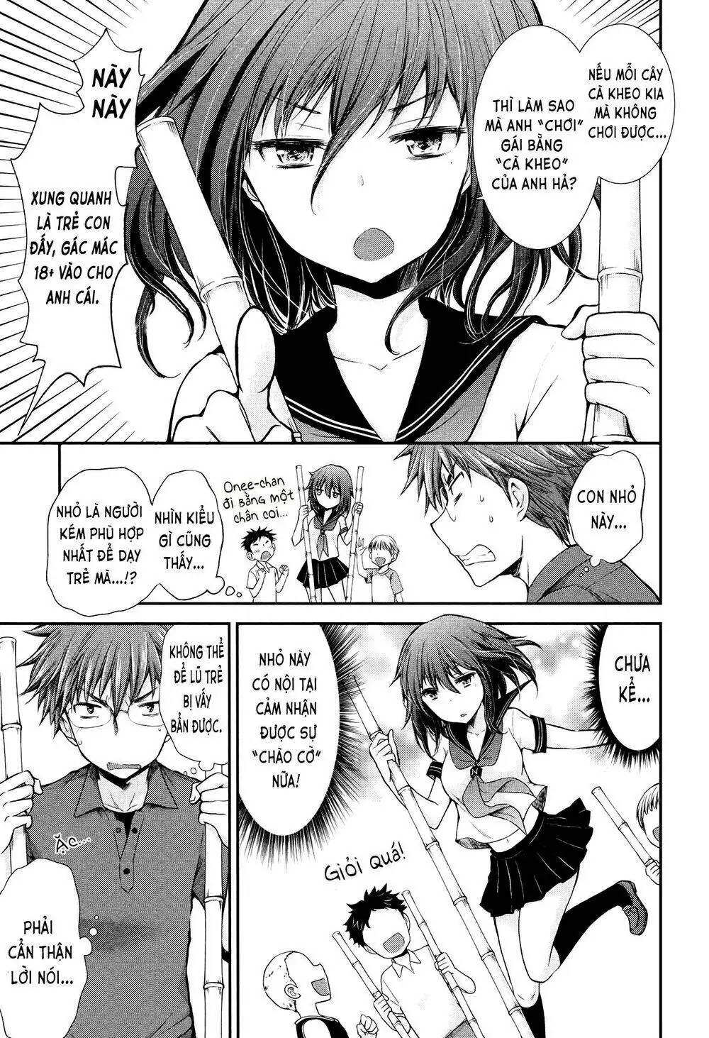 Henjo - Hen Na Joshi Kousei Amaguri Chiko Chapter 19 - Trang 12