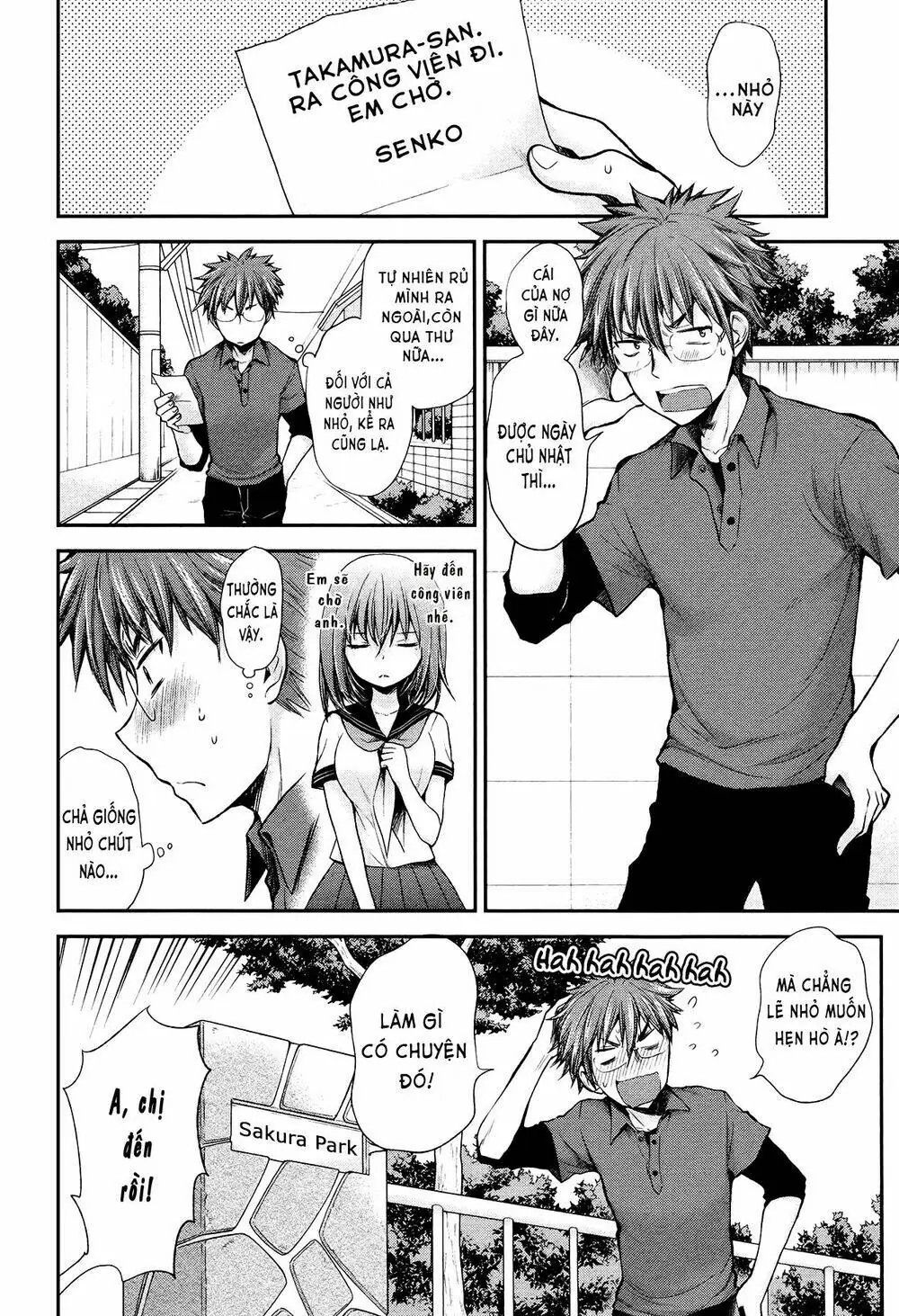 Henjo - Hen Na Joshi Kousei Amaguri Chiko Chapter 19 - Trang 7