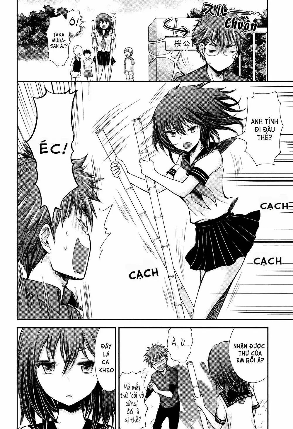 Henjo - Hen Na Joshi Kousei Amaguri Chiko Chapter 19 - Trang 9