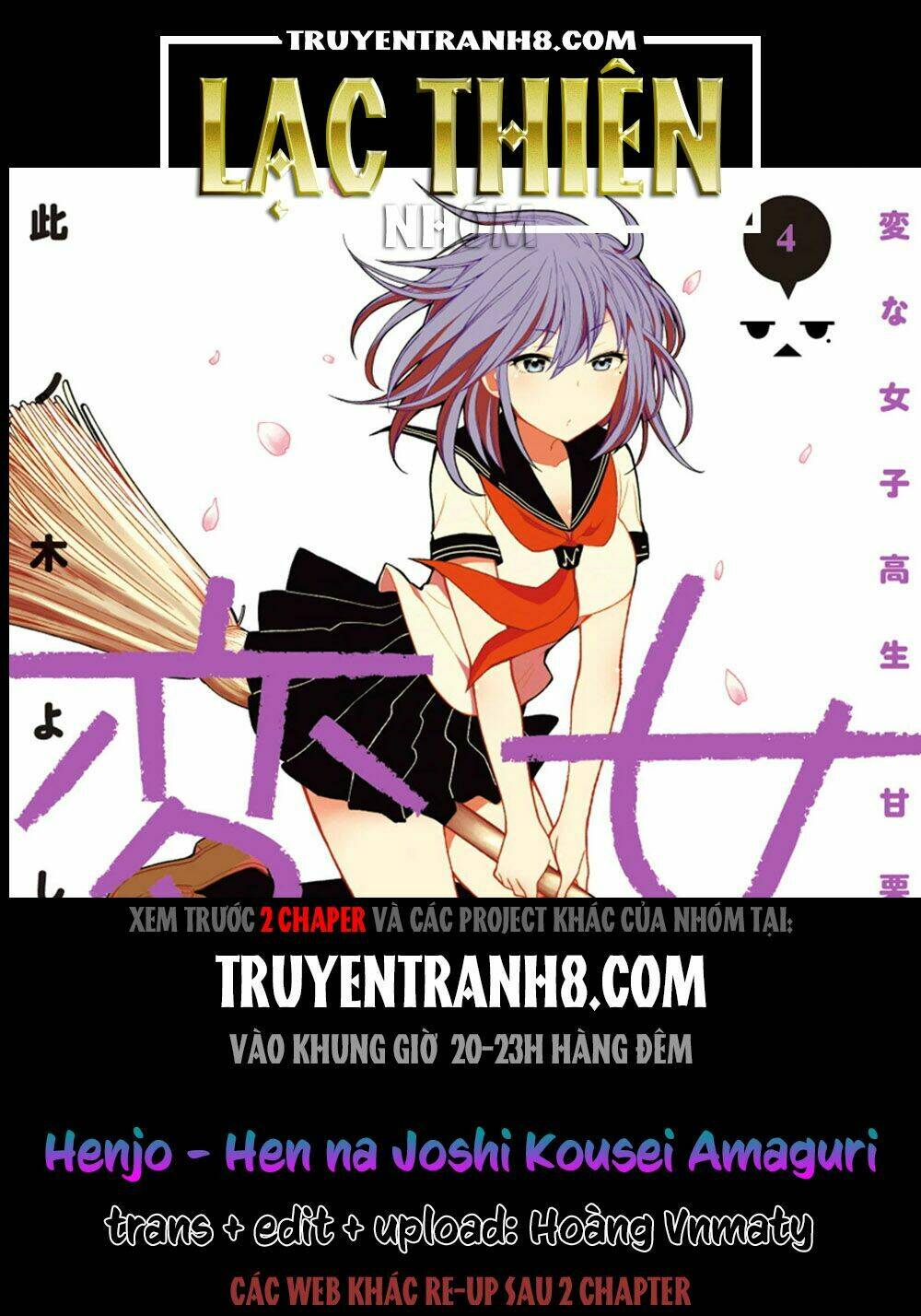 Henjo - Hen Na Joshi Kousei Amaguri Chiko Chapter 21 - Trang 2