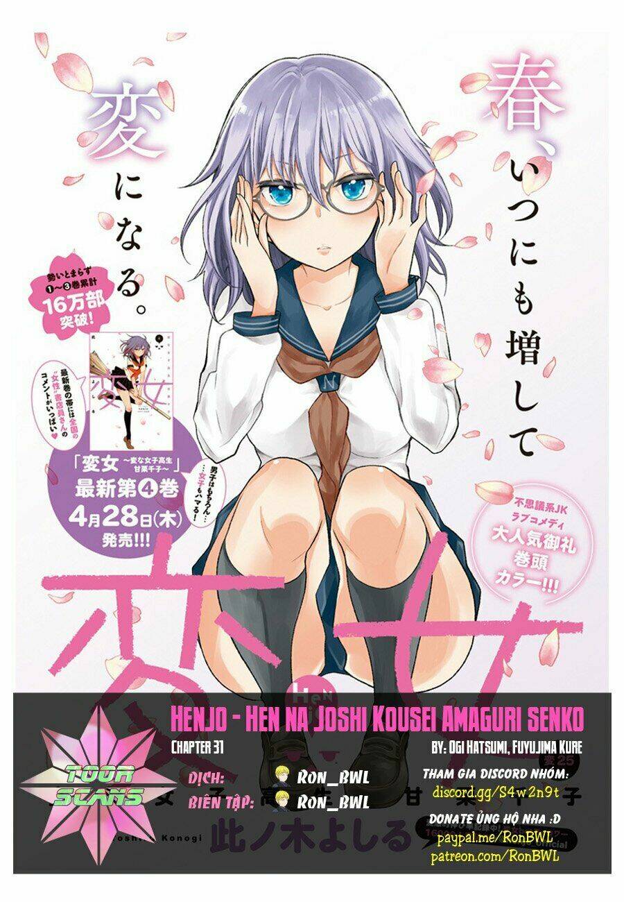 Henjo - Hen Na Joshi Kousei Amaguri Chiko Chapter 31 - Trang 2