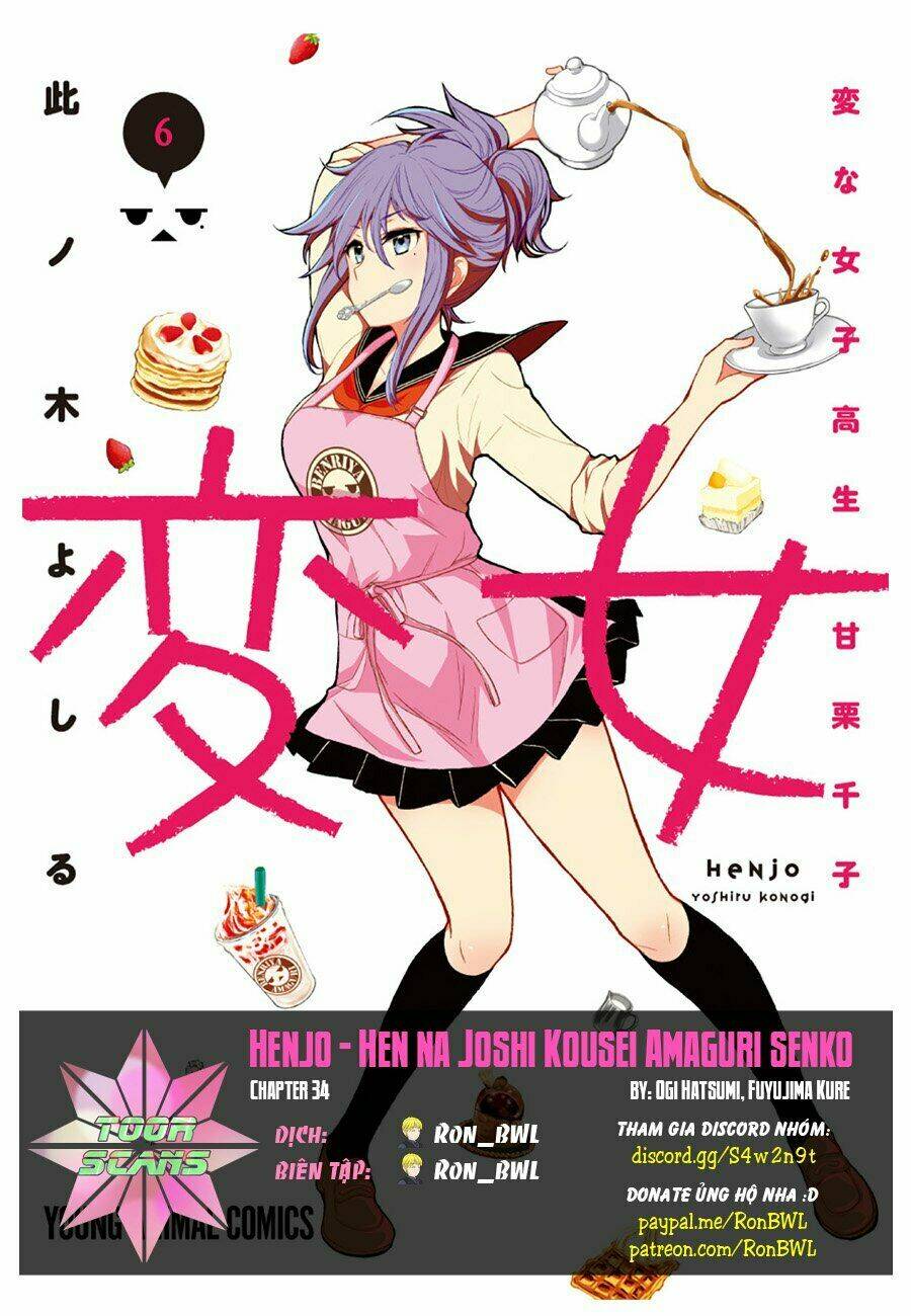 Henjo - Hen Na Joshi Kousei Amaguri Chiko Chapter 34 - Trang 2