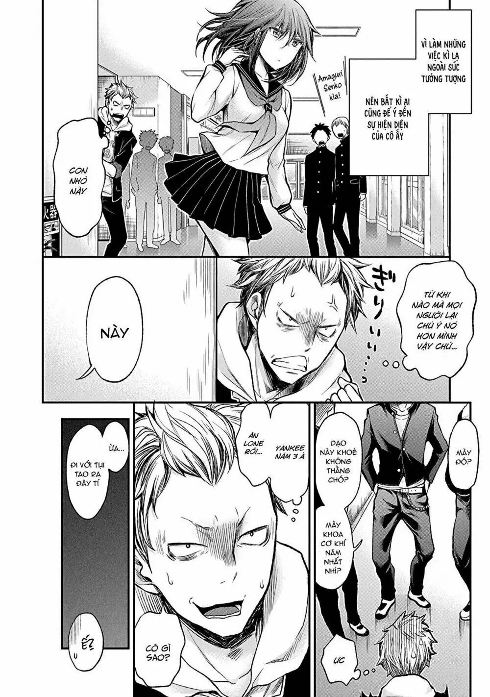 Henjo - Hen Na Joshi Kousei Amaguri Chiko Chapter 38.5 - Trang 14