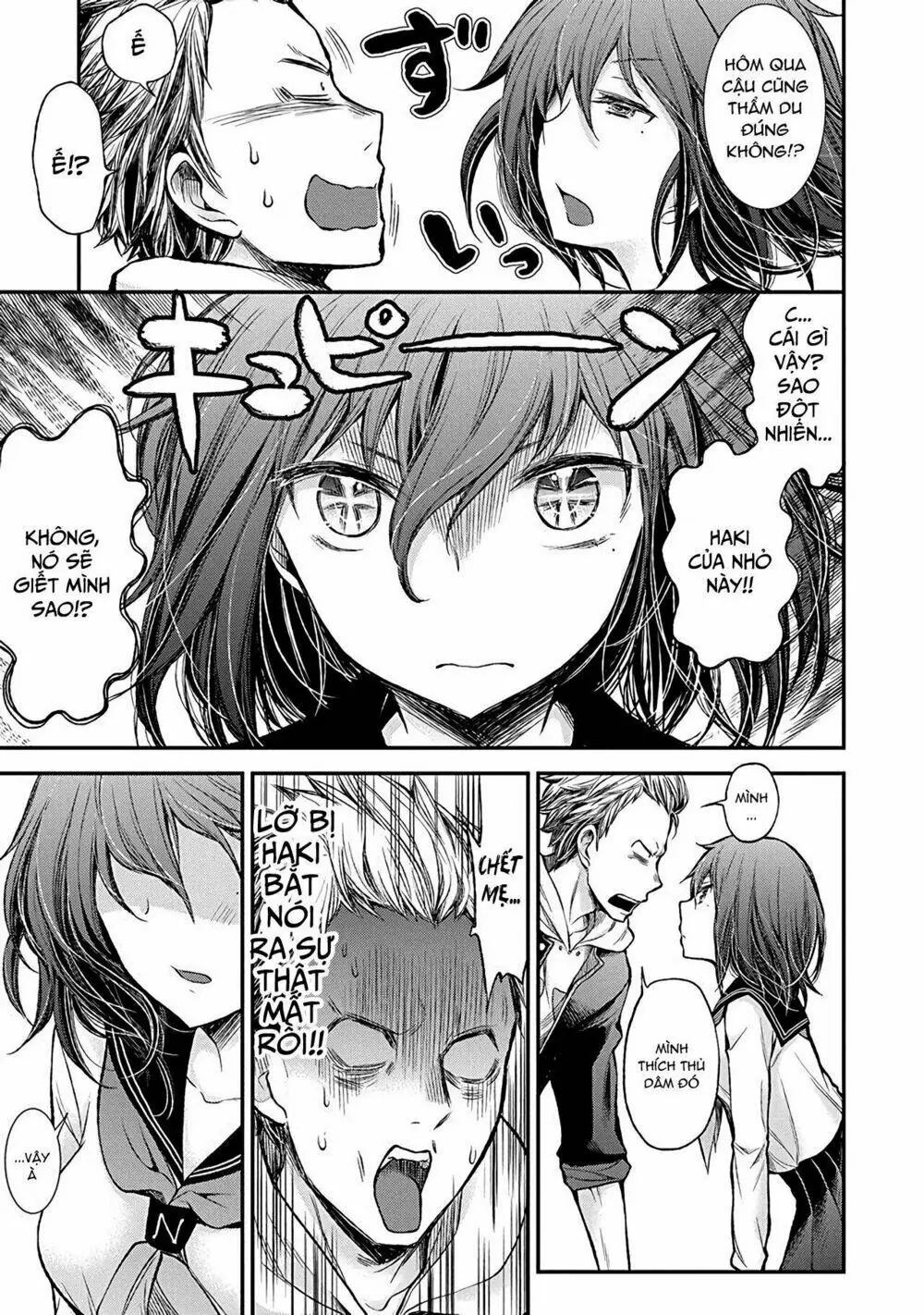 Henjo - Hen Na Joshi Kousei Amaguri Chiko Chapter 38.5 - Trang 9