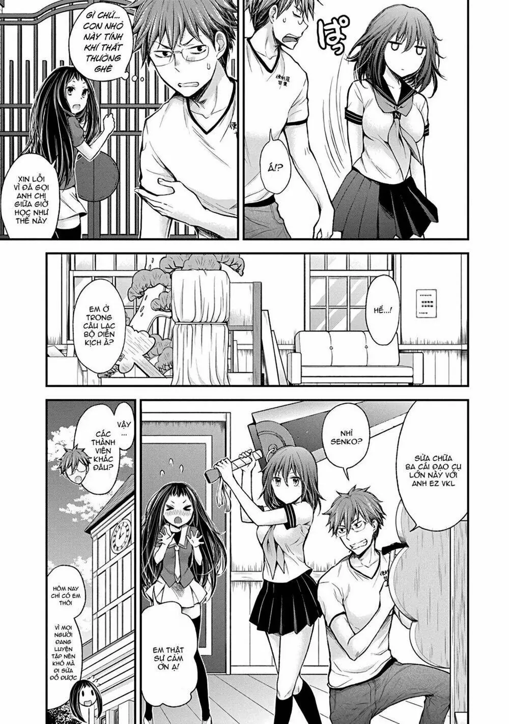 Henjo - Hen Na Joshi Kousei Amaguri Chiko Chapter 38 - Trang 8