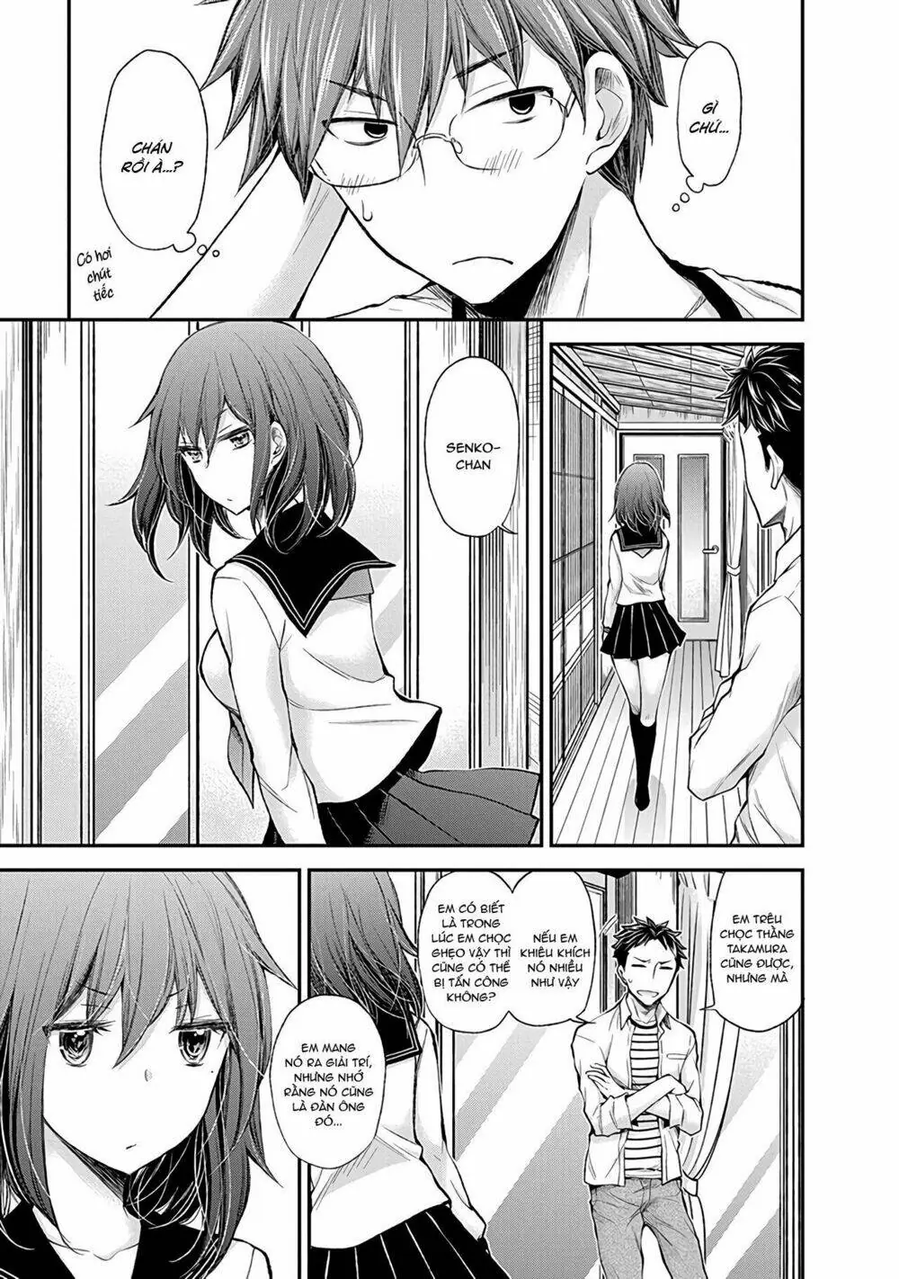 Henjo - Hen Na Joshi Kousei Amaguri Chiko Chapter 46 - Trang 17