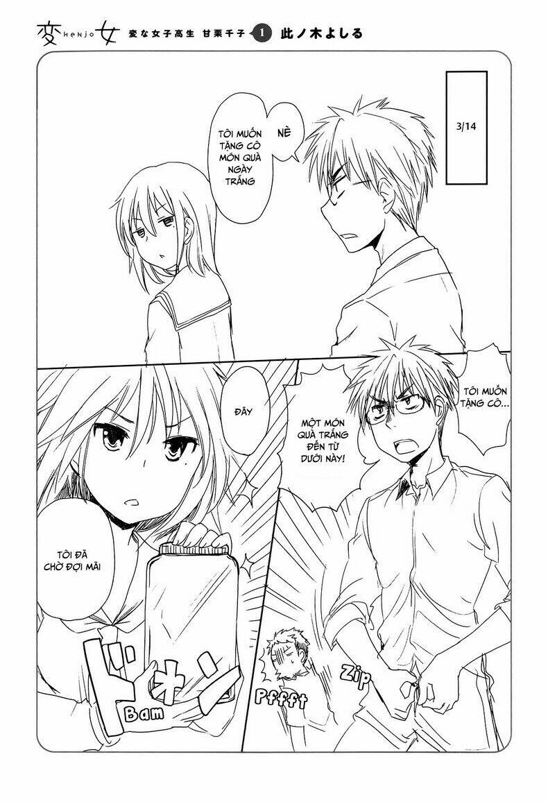 Henjo - Hen Na Joshi Kousei Amaguri Chiko Chapter 5.2 - Trang 13