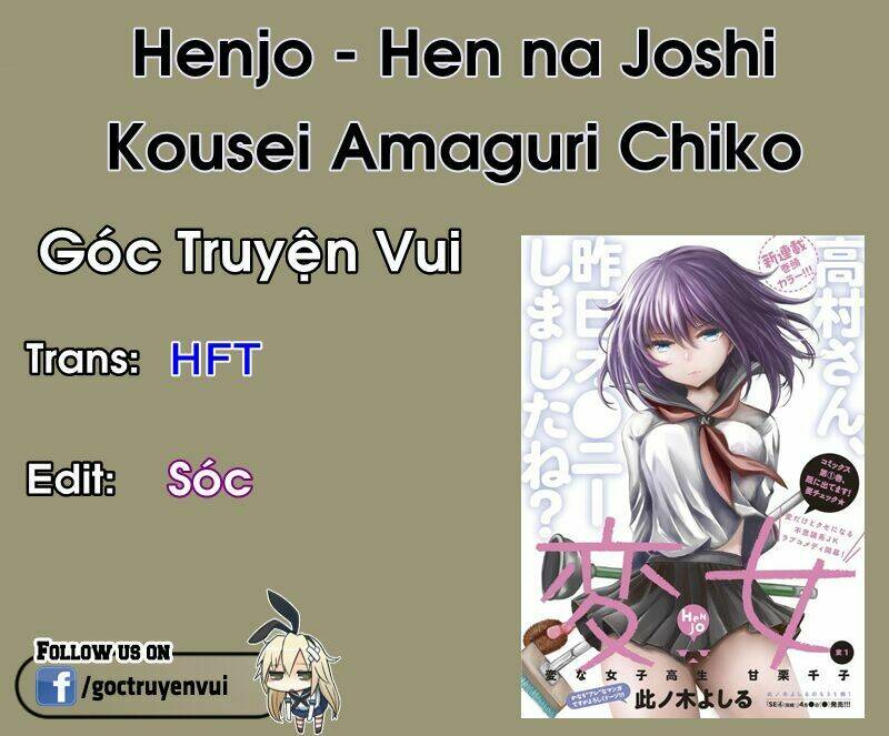 Henjo - Hen Na Joshi Kousei Amaguri Chiko Chapter 5.2 - Trang 3