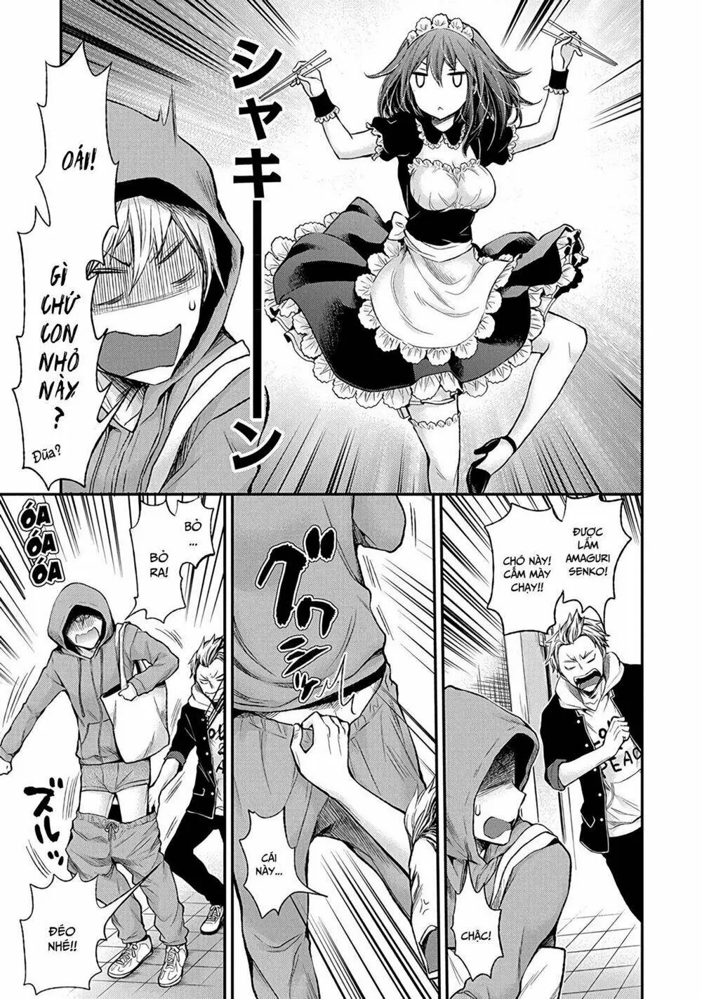Henjo - Hen Na Joshi Kousei Amaguri Chiko Chapter 50 - Trang 17