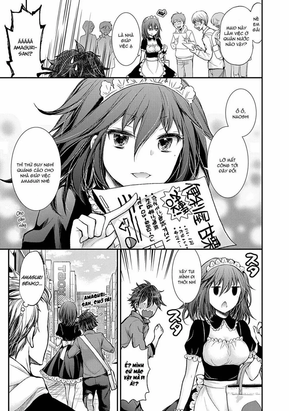 Henjo - Hen Na Joshi Kousei Amaguri Chiko Chapter 50 - Trang 7