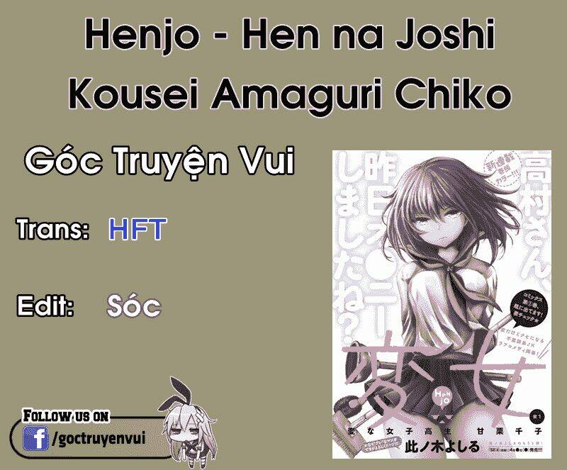 Henjo - Hen Na Joshi Kousei Amaguri Chiko Chapter 6 - Trang 3