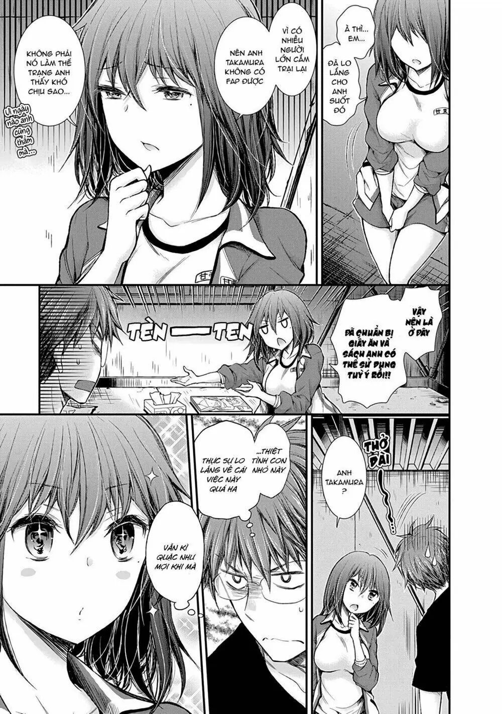 Henjo - Hen Na Joshi Kousei Amaguri Chiko Chapter 62 - Trang 17