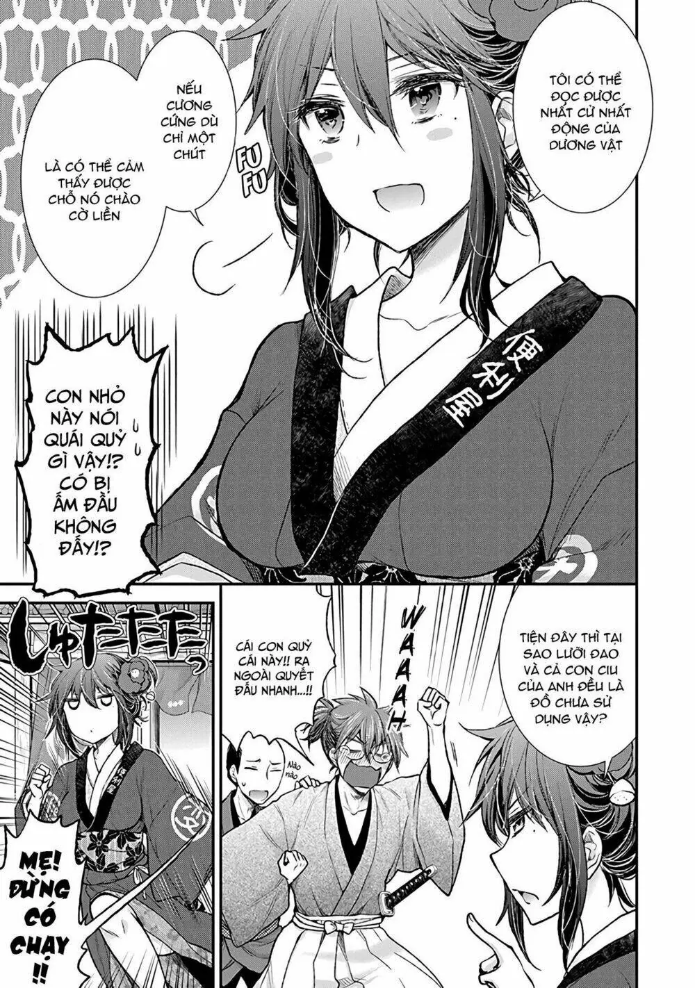 Henjo - Hen Na Joshi Kousei Amaguri Chiko Chapter 77 - Trang 9