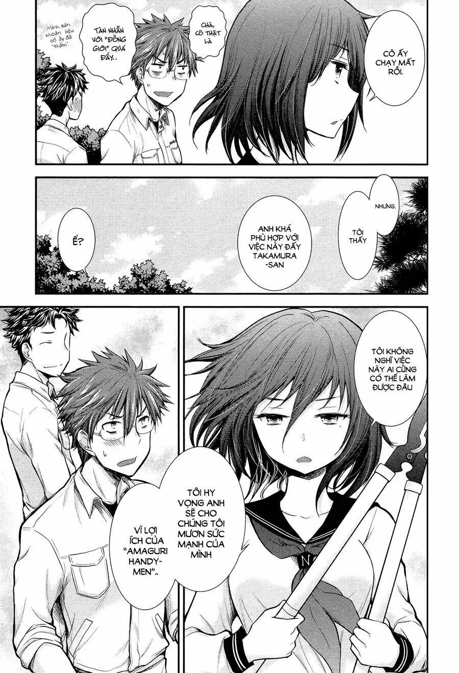 Henjo - Hen Na Joshi Kousei Amaguri Chiko Chapter 9 - Trang 21