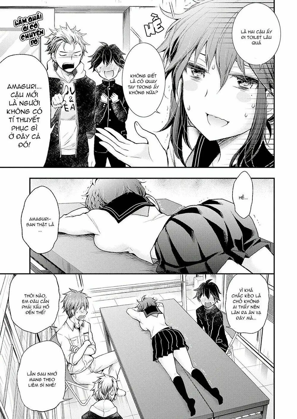 Henjo - Hen Na Joshi Kousei Amaguri Chiko Chapter 90 - Trang 17