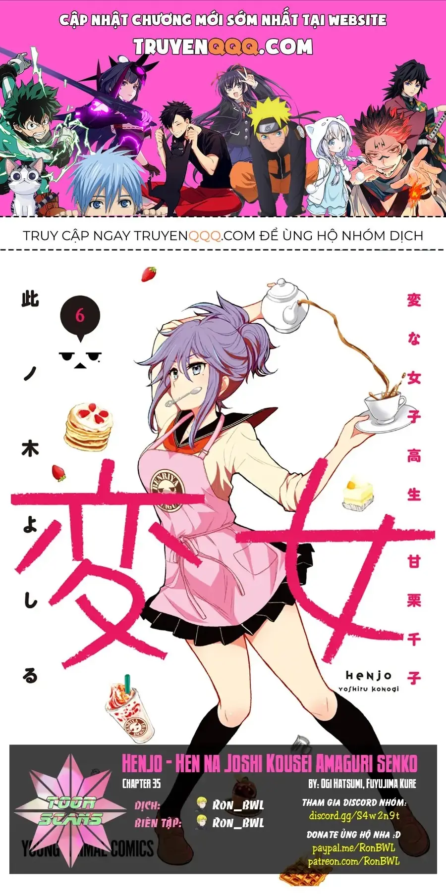 Henjo ~Hen Na Joshi Kousei Amaguri Senko~ Chapter 35 - Trang 2