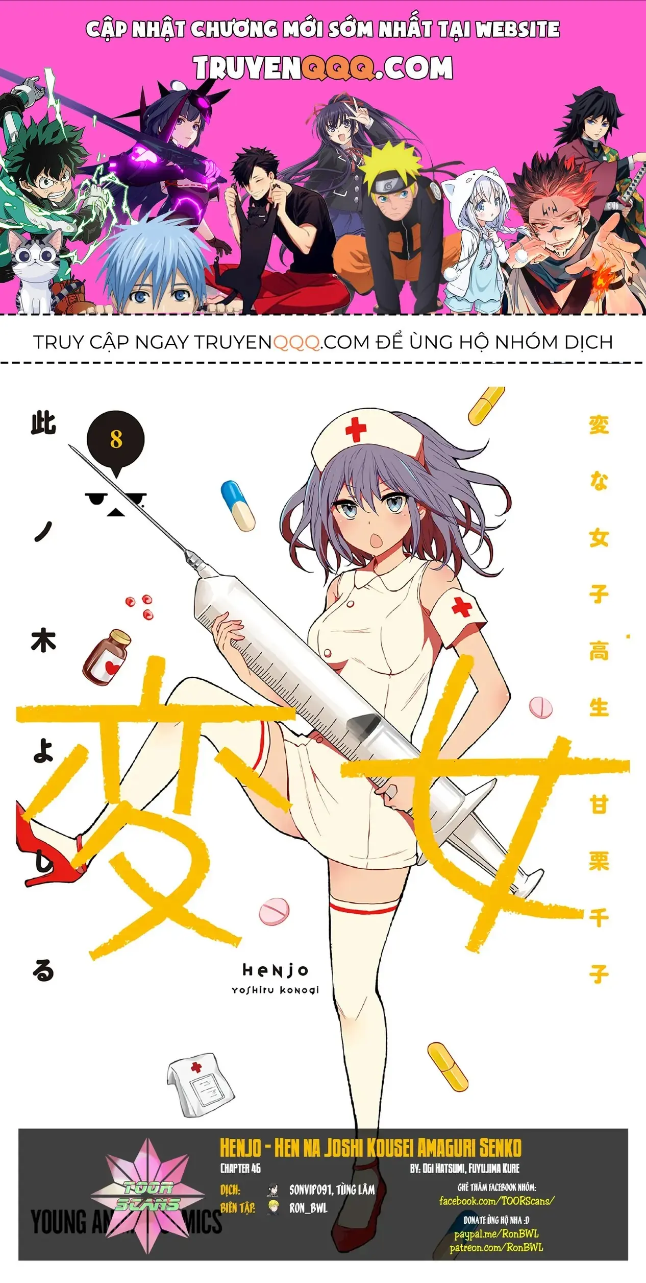 Henjo ~Hen Na Joshi Kousei Amaguri Senko~ Chapter 46 - Trang 2