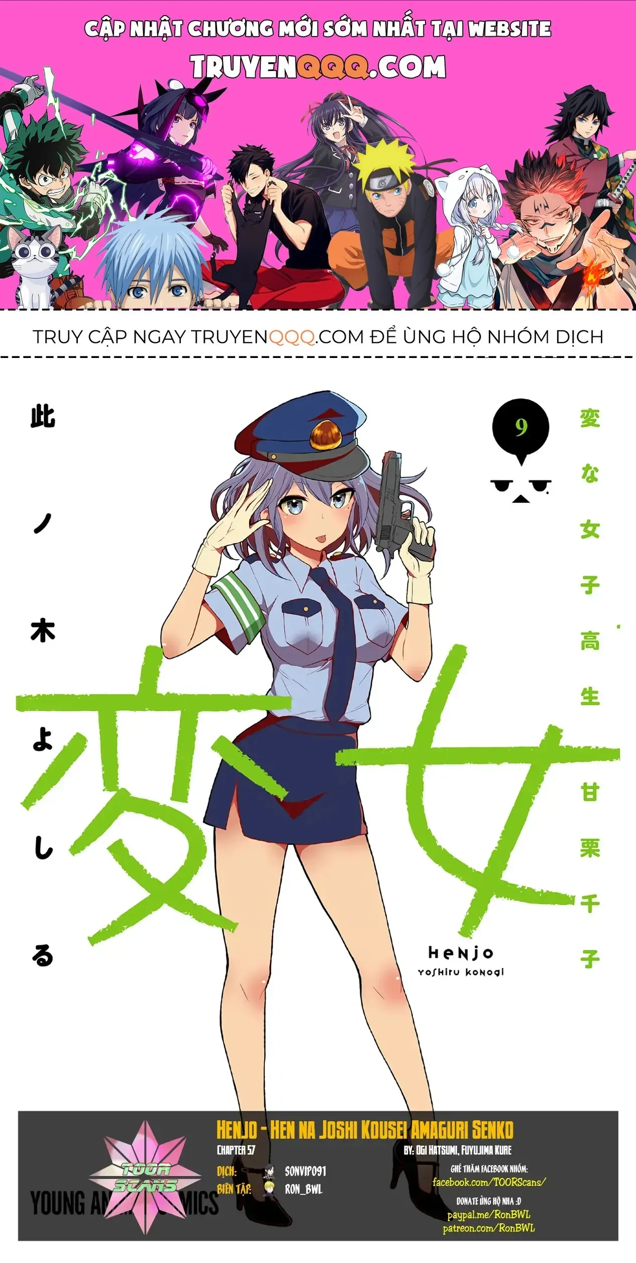 Henjo ~Hen Na Joshi Kousei Amaguri Senko~ Chapter 57 - Trang 2