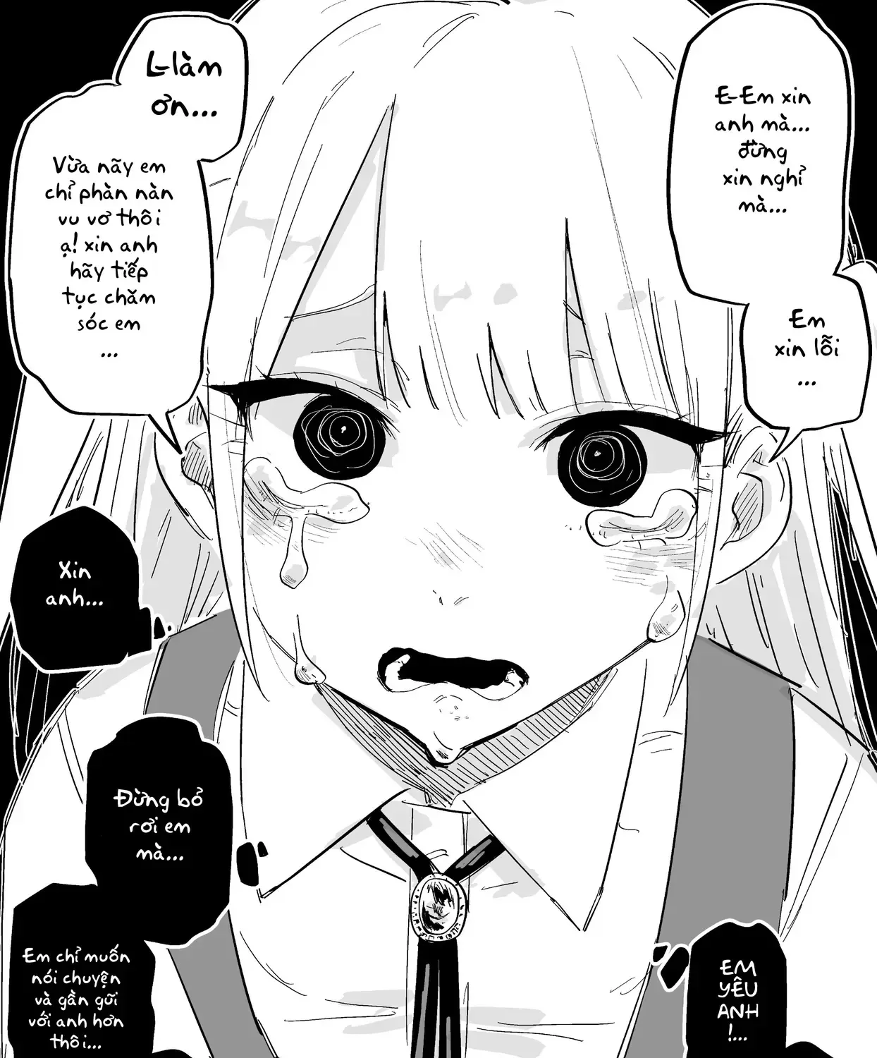 Hitori Ja Nani Mo Dekinai Menhera Ojousama Kawaii Chapter 0 - Trang 4
